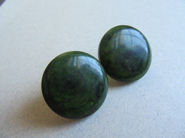 Vintage TWO Pairs Bakelite Pierced Earrings