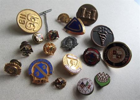 Vintage Service Employee Fraternal And More Pin Lot