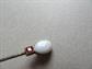 Vintage Opal Pearl And Gemstone Sterling Single Pierced Earring