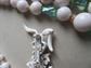 1950's Necklace Hong Kong And Anthropomorphic Spring Head Rabbit Pin