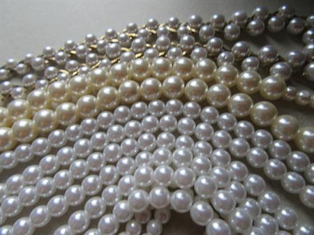 Faux Pearl Necklaces Lot 