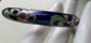 Vintage Cloisonné Blue Bangle Bracelet