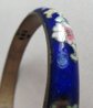 Vintage Cloisonné Blue Bangle Bracelet