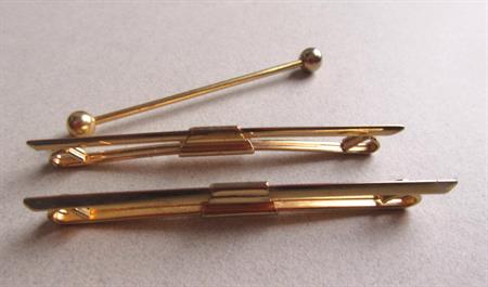 Vintage Collar Pins Lot Mens Jewelry