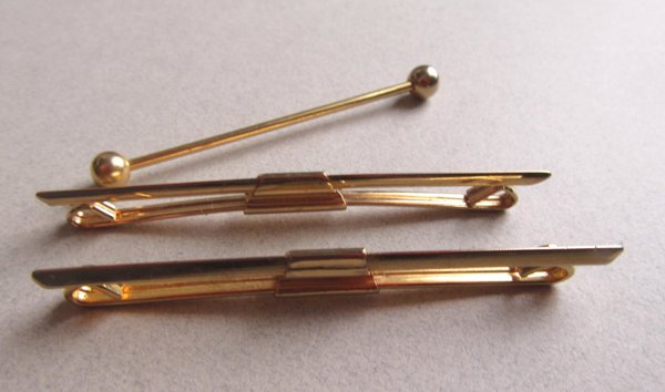 Vintage Collar Pins Lot Mens Jewelry