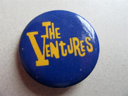 The Ventures Button Pin 1982 Music Memorabilia
