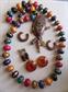 Vintage Jewelry Lot Bakelite Earrings Lucite Necklace
