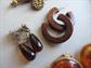 Vintage Jewelry Lot Bakelite Earrings Lucite Necklace