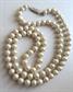 Vintage Glass Pearl Necklace Art Deco Clasp