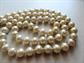 Vintage Glass Pearl Necklace Art Deco Clasp