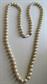 Vintage Glass Pearl Necklace Art Deco Clasp