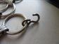 Vintage Silver Tone Chain Belt