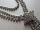 Vintage Drippy Rhinestone Waterfall Necklace