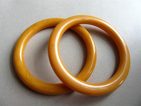 Two Genuine Bakelite Bangle Bracelets