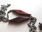 Vintage Mid Century Bakelite Infused Necklace Indian Head Center