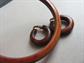 Vintage Mid Century Bakelite Infused Bracelet And Earrings