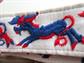 Vintage 1970's Swank Signed Democrat Embroidered Belt RARE