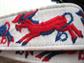 Vintage 1970's Swank Signed Democrat Embroidered Belt RARE