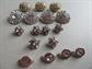 Vintage Rhinestone Buttons Lot Sewing Notions