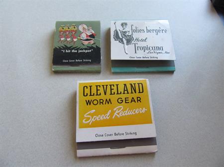 Vintage Harahs and Tropicana Matches Casino Collectibles