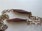 Mid Century Bakelite Infused Wood Necklace and Earrings
