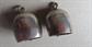 Vintage Two Edelweiss Bells Austria Jewelry Making Supplies