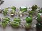 Glass Wedding Cake Venetian Glass Necklace Chain