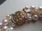 1950's Faux Pearl Multi Strand Necklace Vintage Jewelry