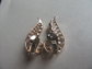 1950's Shrimp Style Faux Pearl Earrings Vintage Jewelry