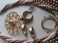 Vintage Jewelry Lot Necklaces Earrings Men's Ring