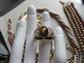 Vintage Jewelry Lot Necklaces Earrings Men's Ring