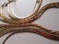 Vintage Gold Tone Chains Lot Travel Safe Jewelry