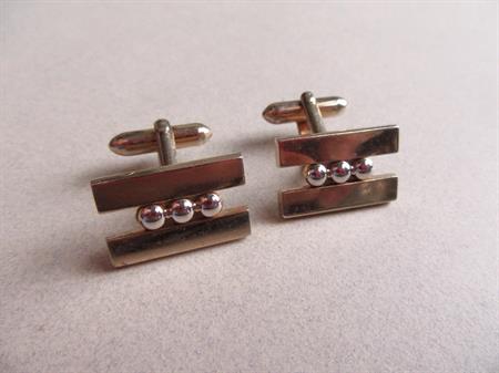 Vintage Swank Mid Century Machine Age Cufflinks Men's Jewelry