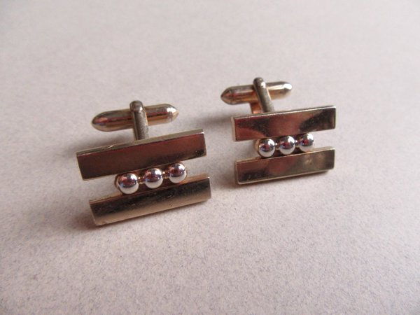 Vintage Swank Mid Century Machine Age Cufflinks Men's Jewelry