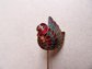 Vintage Cloisonné Swan Stick Pin 