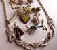 Vintage Jewelry Lot 1950s and Up Golf and Saxaphone Pins Brooches