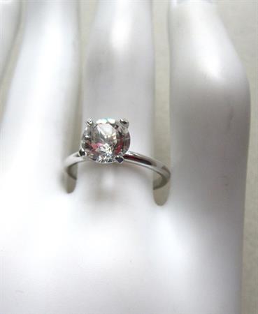 CZ Engagement Ring Travel Safe Jewelry Size 6 