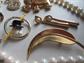 Vintage Jewelry Lot Pins Necklace Pendant and More
