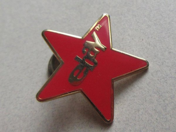 1990's Ebay 1,000 Feedback Red Star Pin Collectibles