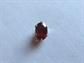 Genuine Garnet Sterling Single Earring Stud Fine Jewlery