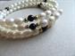 Genuine Freshwater Pearls Memory Wire Bracelet