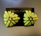1980's Neon Orange  or Yellow Pierced Earrings Korea Never Worn