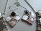 Liz Claiborne Necklace Earrings Set Signed Jewlery