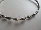 1970's Twisted Choker Necklace Collar Vintage Jewelry