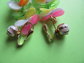 Mod 1960's Tutti Fruiti Clip Earrings Vintage Jewelry