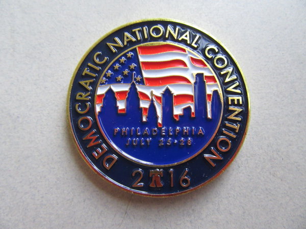 Democratic National Convention 2016 Commemorative and Hillary Pin