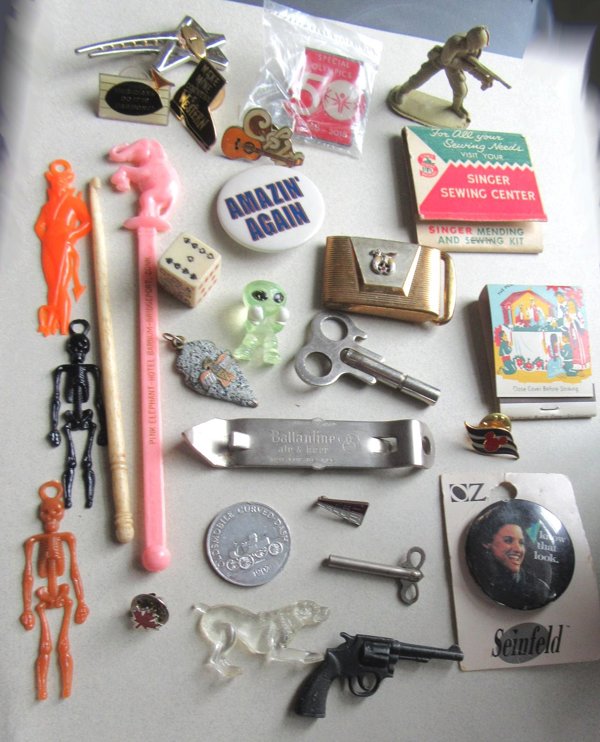 Vintage Collectibles Lot Ballentine Beer Cracker Jack