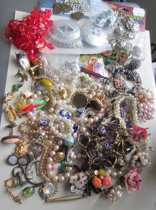 Jewelry Parts Craft Lot Conchos Charms and More Destah 