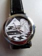 1980's Q&Q Watch Art Deco Style Swim Graphics