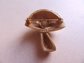 Anthropomorphic Pin JJ Jonette Mod Mushroom Vintage Jewelry
